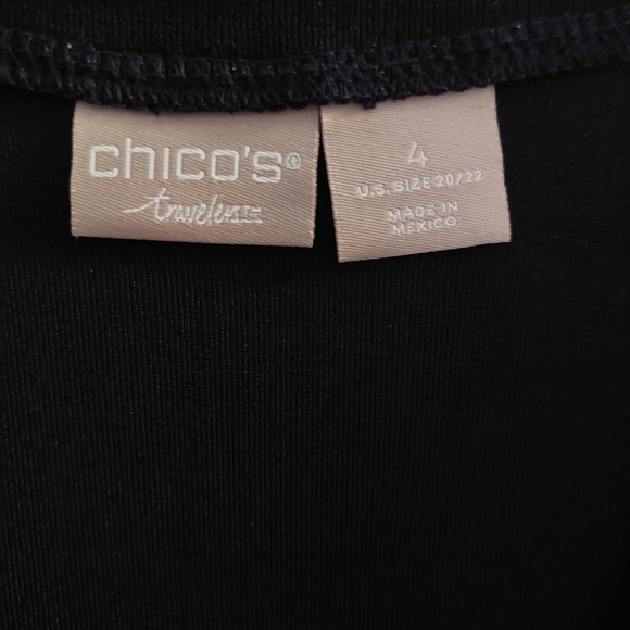 Chico's Travelers Collection, Black   XXL (4) Cardigan - Picture 3 of 7
